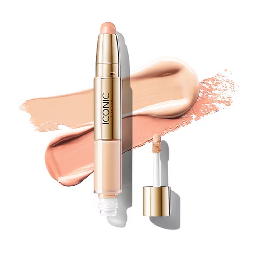BNIB ICONIC London Dual-Ended Radiant Concealer & Brightener - Fair Cool